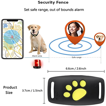GPS pet tracking system with real-time updates and geofence alerts for peace of mind