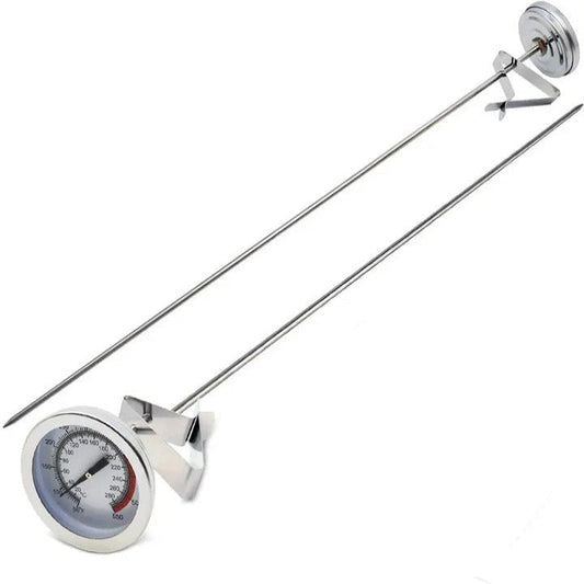 Long Probe Cooking Thermometer for Frying Candy and Oil Temps