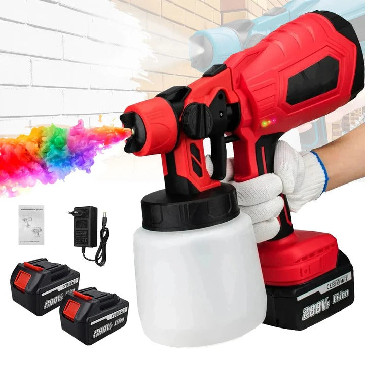 Cordless Electric Paint Sprayer with Adjustable Spray Control for Efficient Painting