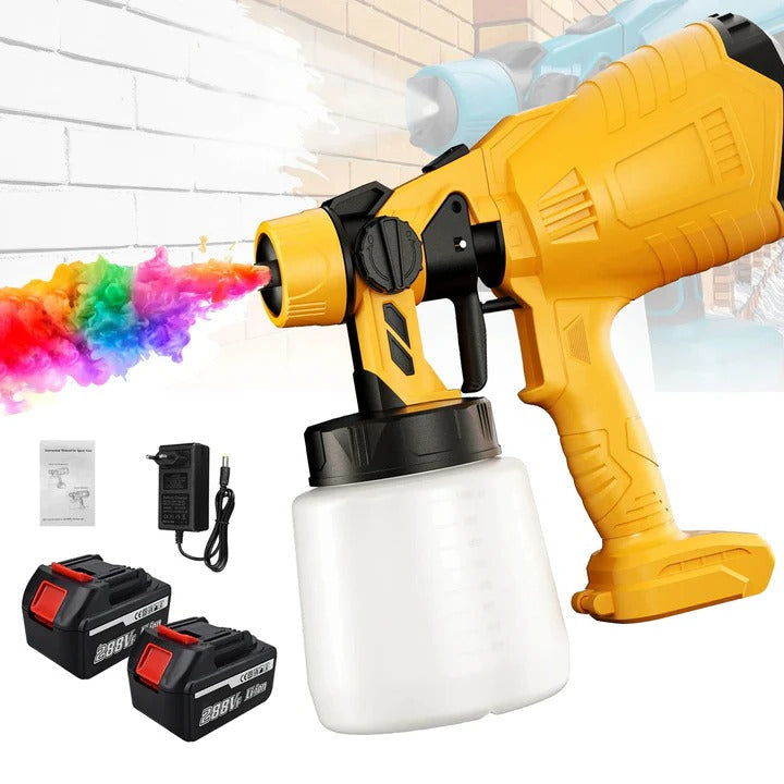 Professional Cordless Paint Sprayer with Adjustable Spray Pattern for Large Projects