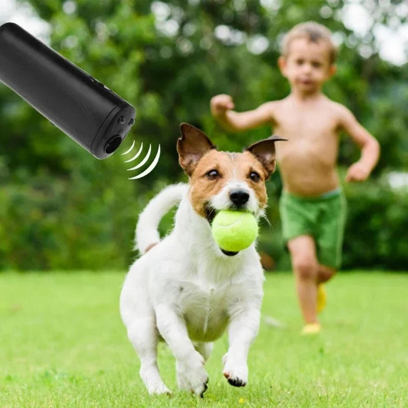 Train your dog to stop barking with this ultrasonic anti-barking device, a convenient solution for pet owners