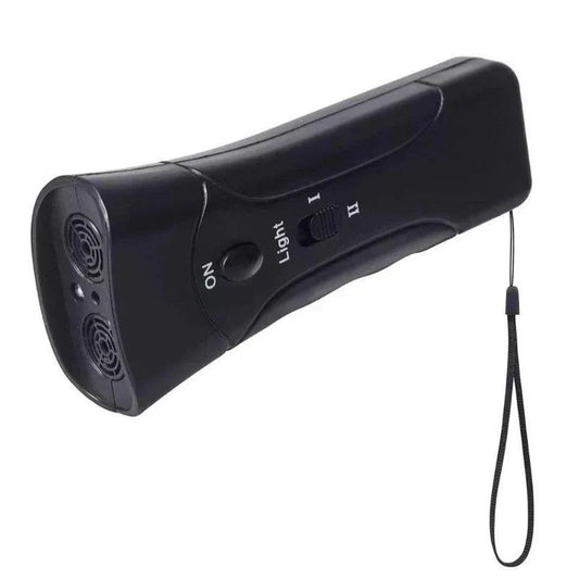 Ultrasonic anti-barking training device for dogs, a humane solution to excessive barking