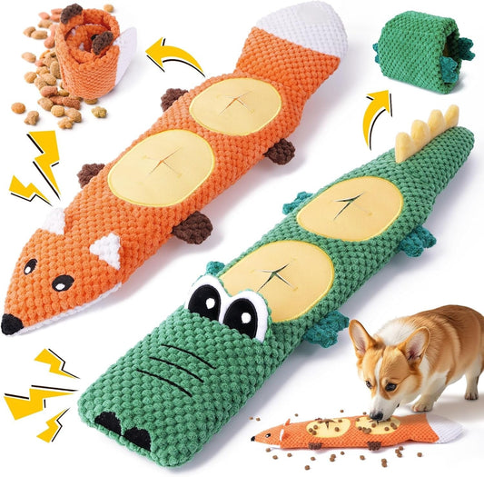 West Paw Design Tux Interactive Dog Toy Set with treat pockets for engaging play