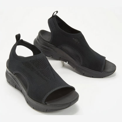 "Orthopedische dames sandalen, blauw, stijlvol design, comfortabel, geschikt voor zomerse dagen, maat EU 35-45"