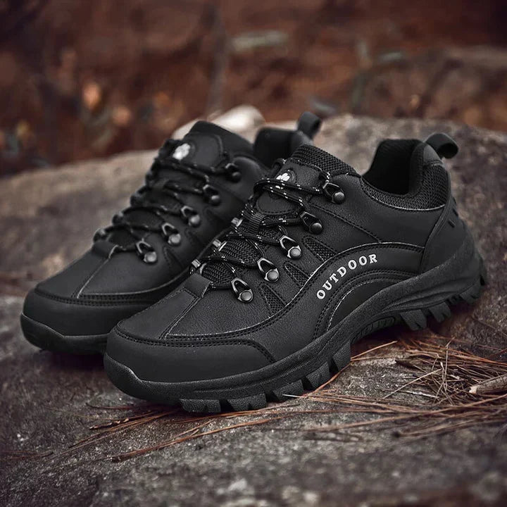 "Orthopedische wandelschoenen voor heren, groen; waterdicht, ademend en stijlvol voor elke weersomstandigheid"