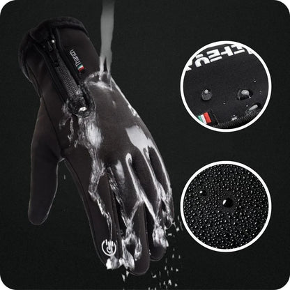 #1 Waterdichte Winterhandschoenen - Touchscreen Bediening - Gevoerd