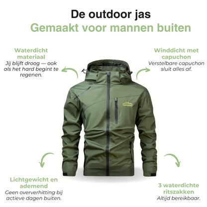 Heren Outdoor Jack - Winddicht & Waterdicht