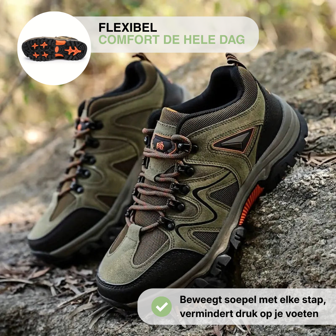 Heren Lage Wandelschoenen - Waterdicht - Brede Voet