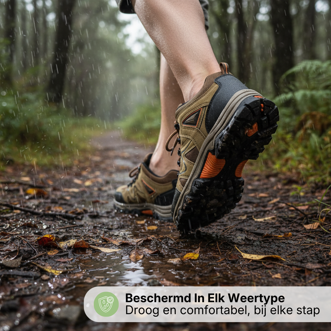 Heren Lage Wandelschoenen - Waterdicht - Brede Voet
