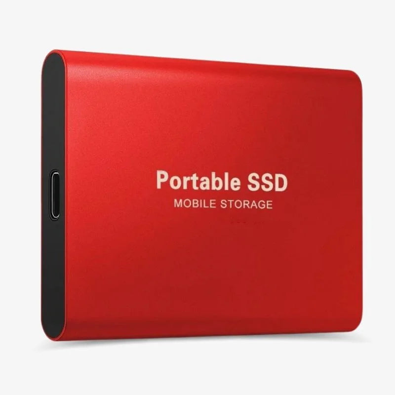 "Ultra Snel Draagbare Externe SSD, 1TB-16TB, stijlvol ontwerp, ideaal voor snelle gegevensoverdracht onderweg."