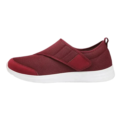 Unisex orthopedische diabetes schoenen met klittenband, brede pasvorm voor gevoelige voeten en pijnverlichting.
