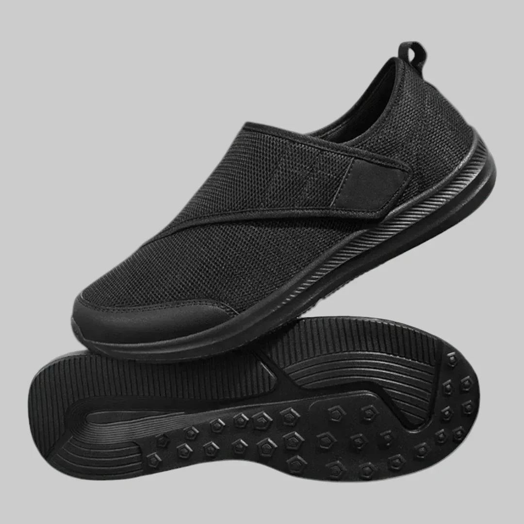 Unisex diabetes schoenen, brede pasvorm, klittenband, garanderen comfort voor gevoelige voeten en pijnverlichting.