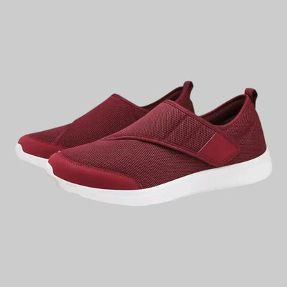 Comfortabele unisex diabetes schoenen met klittenband, speciaal voor brede voeten, hielspoor en bunion.