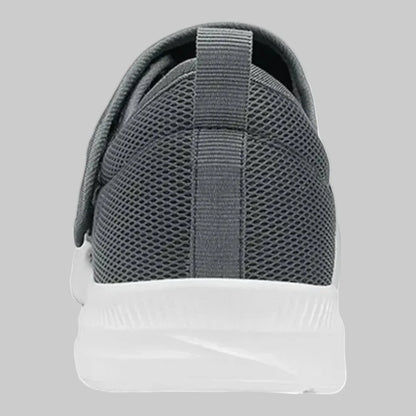 Comfortabele unisex schoenen met klittenband, ideaal voor diabetes, brede voeten en gevoelige huid.
