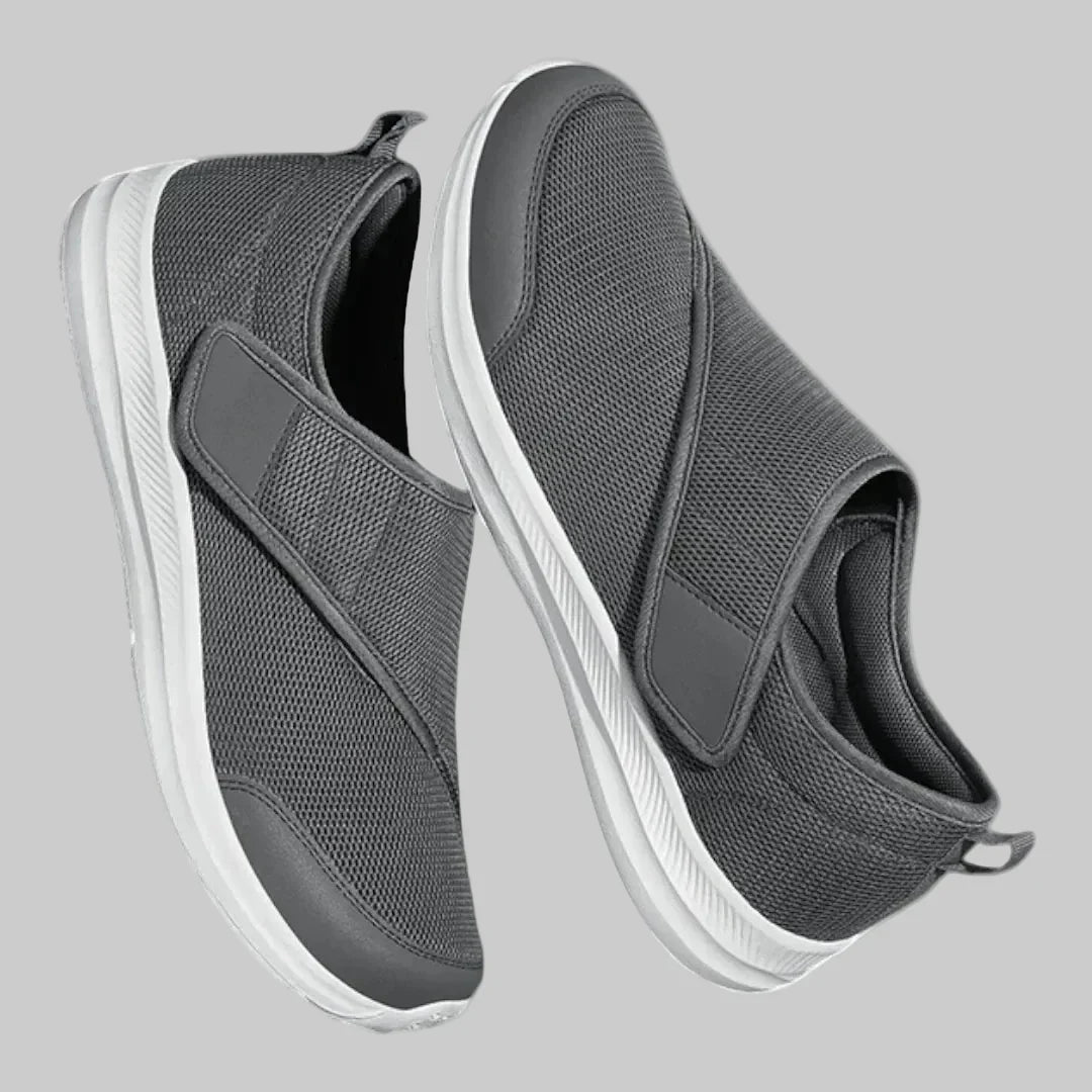 Pijnverlichting met deze unisex diabetes schoenen: orthopedisch, klittenband, brede pasvorm en ademend.