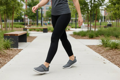 Ademende unisex orthopedische schoenen, klittenband, voor diabetes, gevoelige voeten en loopcomfort.
