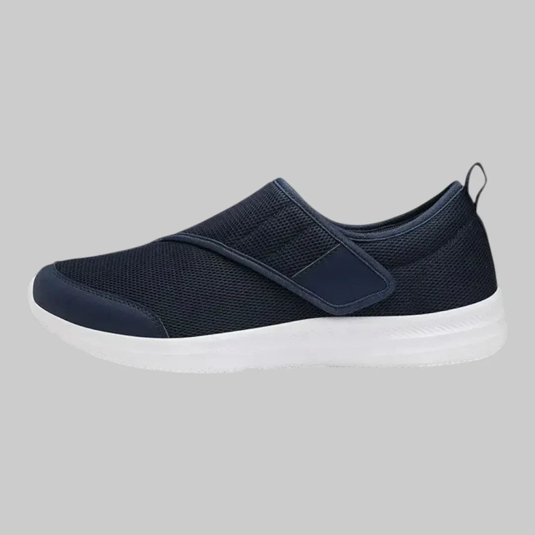 Comfortabele orthopedische unisex schoenen, klittenband voor brede voeten en diabetes, ademend ontwerp.