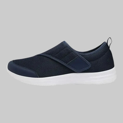 Comfortabele orthopedische unisex schoenen, klittenband voor brede voeten en diabetes, ademend ontwerp.