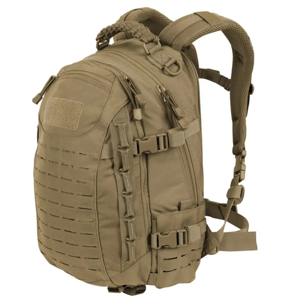 Duurzame unisex outdoor rugzak 30L+ voor wandelen, kamperen en survival, met comfortabele banden.