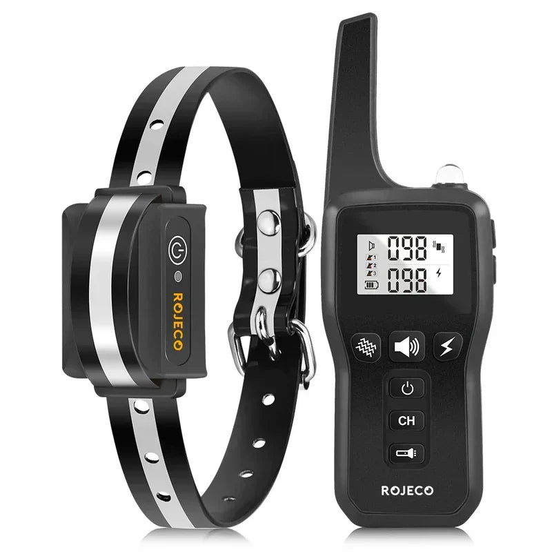 Waterdichte trainingshalsband voor honden met 1000m bereik, ideaal voor professionele hondentraining.